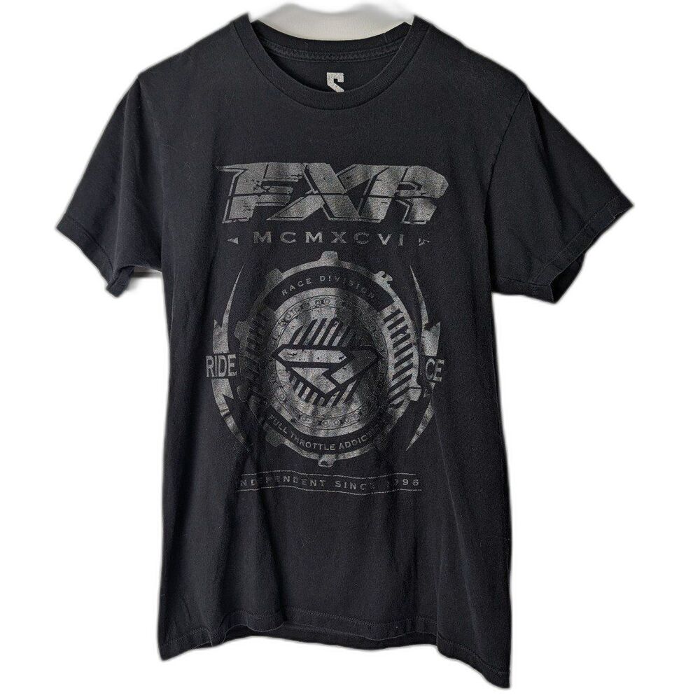Men's FXR Racing Graphic Tee Black Motocross Size Small Dirt Bike MX